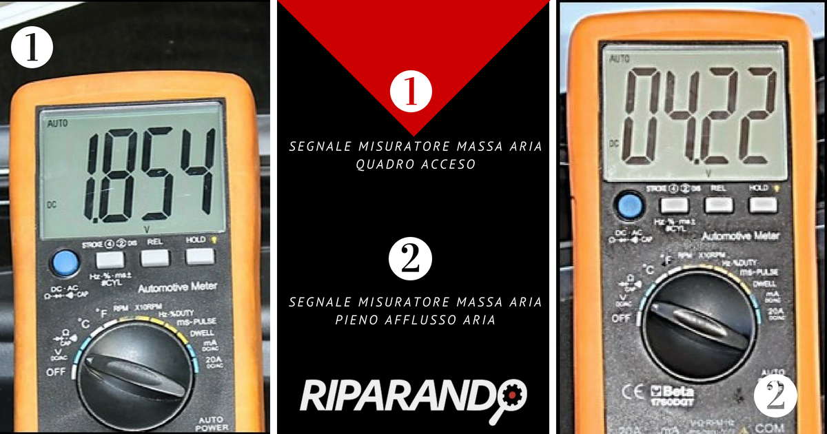 Segnale misuratore di massa Riparando