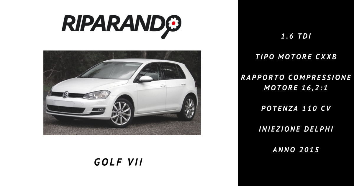 Riparando Golf VII 1.6 TDI