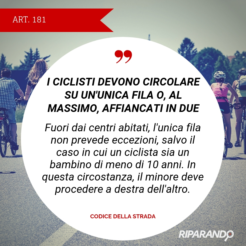 Regole per i ciclisti in strada - Meme - Riparando