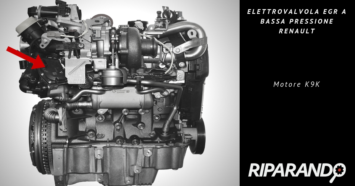 Elettrovalvola EGR a bassa pressione Renault