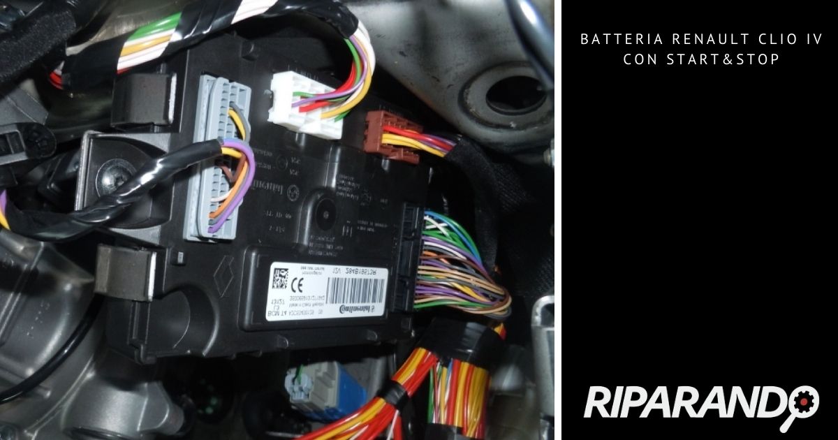 Batteria Renault Clio IV con Start&Stop